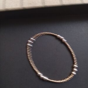 Elegant Gold and Silver Women's Bracelet